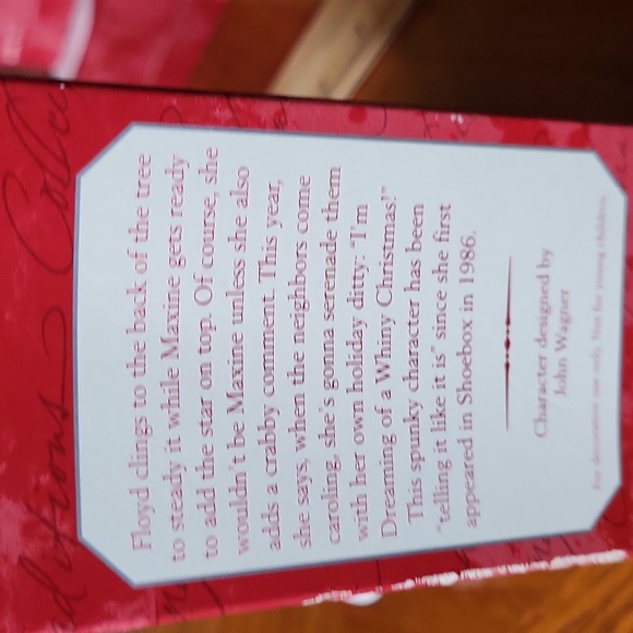 Hallmark "Maxine" 1998 Ornaments - Picture 8 of 8